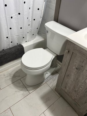 New toilet.