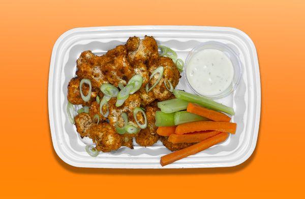 Buffalo Cauliflower & Veggie Sticks with Ranch