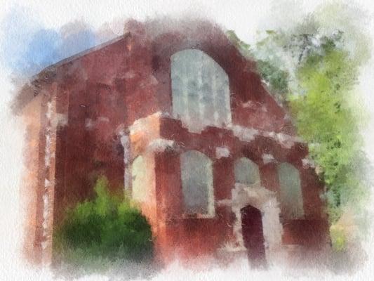 Painting of the Jackson United Methodist Church