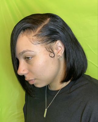 Closure bob sew in