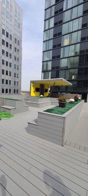 rooftop patio