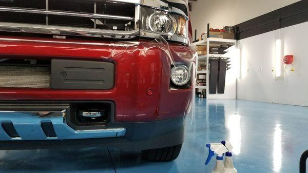 Nano-Fusion Paint Protection Film on this new Chevy Pickup