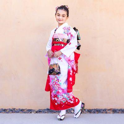 Formal kimono for girls