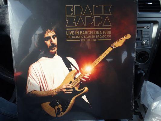 Super rare recording on vinyl of the late great Frank Zappa performing in Barcelona Spain in 1988.