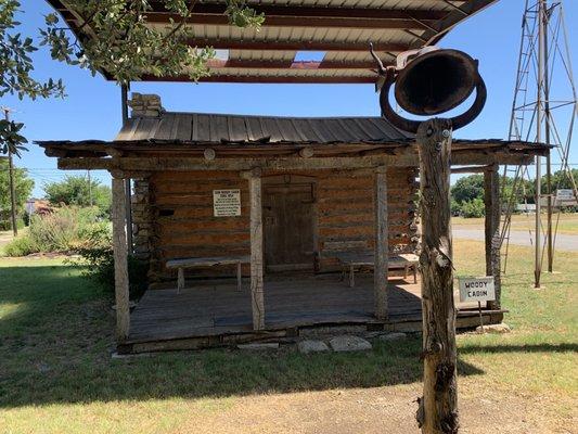 Sam Woody's cabin from 1854.