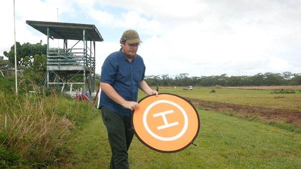 Drone launch for the Panaewa Rodeo