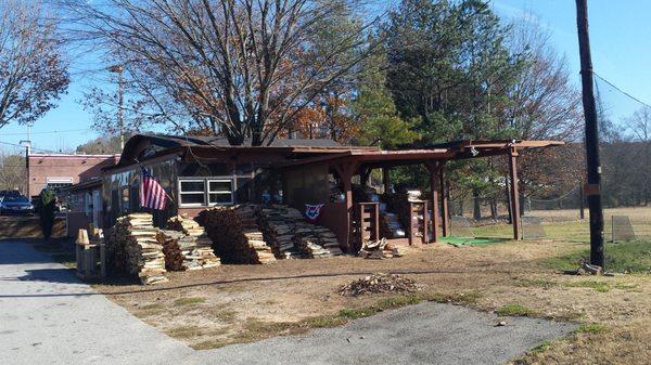 Bit of a shack look to the place from the outside.