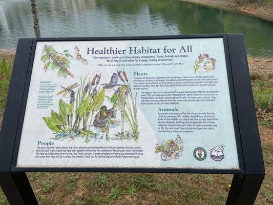 Read about the habitat!