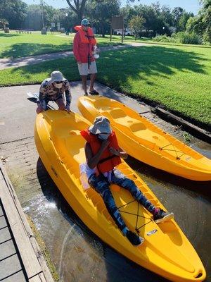 Clear Creek Kayaks makes kayaking as easy as plug and play. They do all the hard work for you!