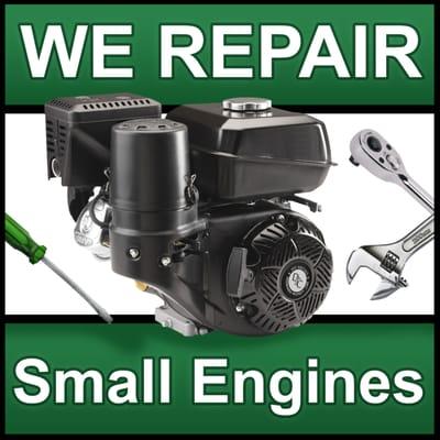 DPC also services and repairs equipment including small engines!