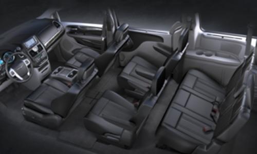 Seating for 6 Passengers with 6 seat belts