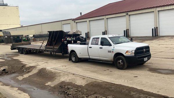 Equipment Transport Service By Our Sister Transport Service located in Lake Charles.