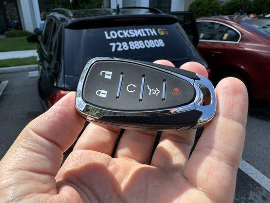 Smart key for Chevrolet