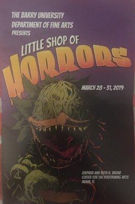 The Performance of Little Shop Of Horrors