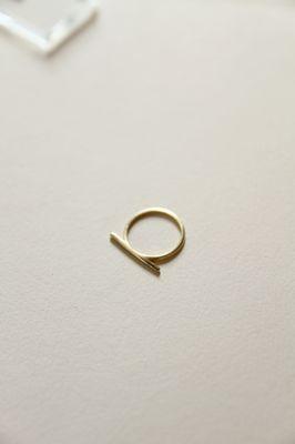 This ring is very thin, and they cast delicate jewelry very nice. Here they did a high finish polish in 14K