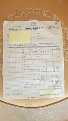 Yes you read it correctly, 1988 !! My first purchase ever from Naurelle ! ( of course I was a baby at the time :)