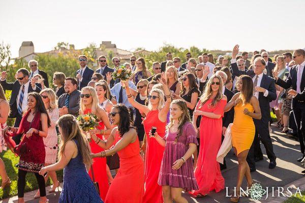 Baarat Procession at Terranea Resort, Photo Credit to Lin & Jirsa