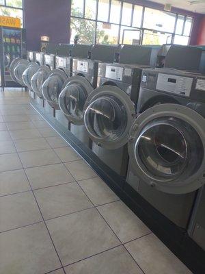 Clean huge washing machines