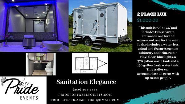 Luxury Restroom Trailer