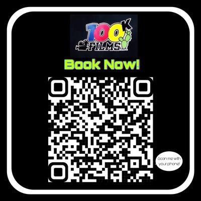 You can now check out all our services and book with us just by scanning this with your phone camera!