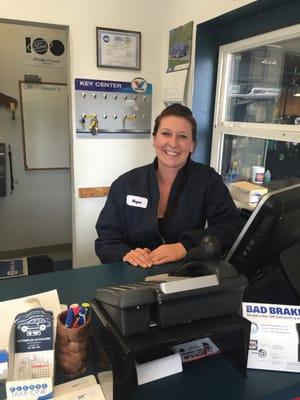 Megan Snyder is our Service Manager. Sutherlinautocare@yahoo.com