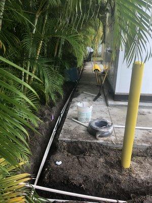 Reroute Irrigation after generator install