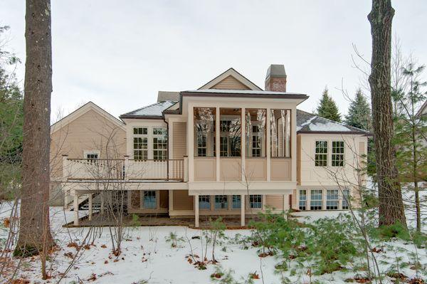 Highland Meadows  Weston, Ma. rear view of property