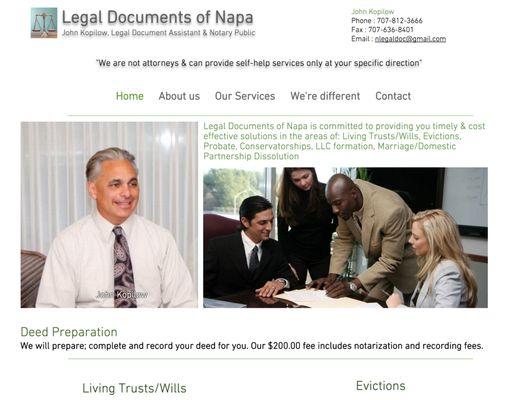 Legal Document Professionals & Notary Service is committed to providing you timely & cost effective solutions  https://www.napalegaldoc.com/