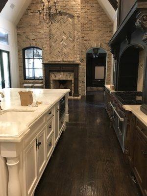 This kitchen took a few hours to clean inside and out.