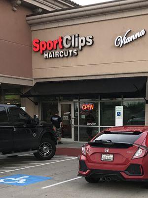 Seems to me, if the OPEN sign is still lit, you shouldn't be telling customers your closed & turning them away. Worst Sport Clips ever.