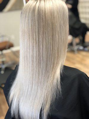 Babylights to create a heavy blonde