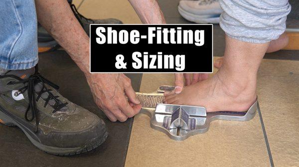 Accurate shoe-fitting and sizing.