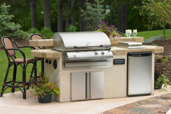 Outdoor Kitchens are a great place to entertain guest and enjoy the great outdoors.