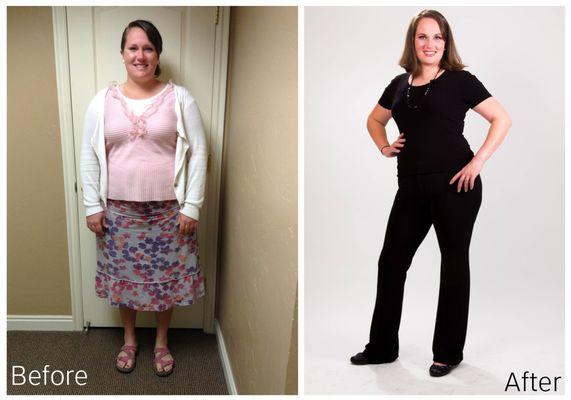 53 lbs lost in just 12 weeks