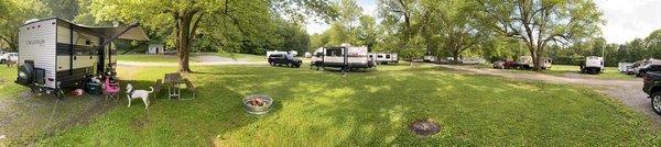 360 view of the campground