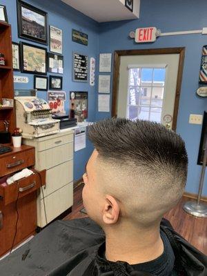 High skin fade