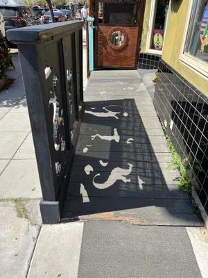 Even the shadows are special here