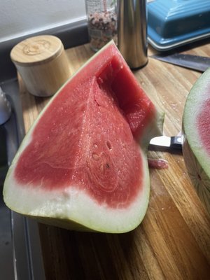 Beautiful watermelons.  Taste as sweet as they look.