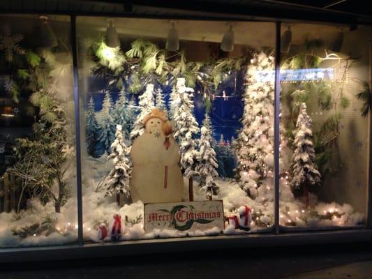 Store front window designed by Todd @ Cranberry Lane.