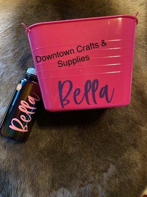 Kids Club - Personalized water bottle & bucket