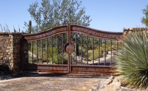 Steel Fabricated Automated Entry Gate