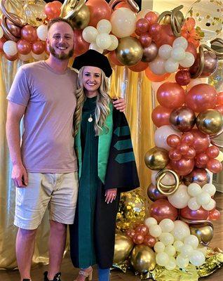 #organicdemiarch
 #balloonbackdrop
 Congratulations, grad!