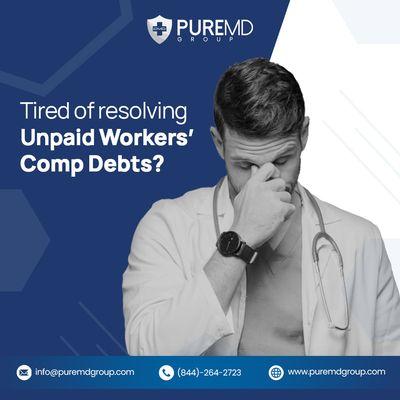 PureMD Group experts are well-versed in providing efficient solutions for Workers' Compensation Debt Collections by upholding high standards