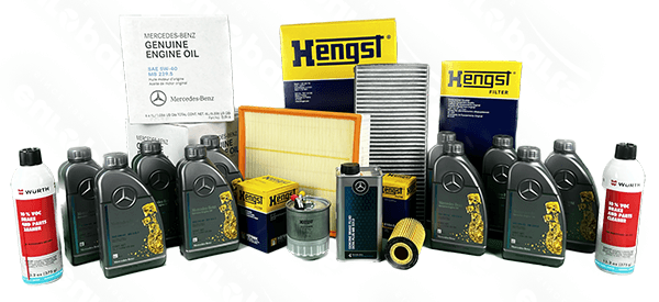 Order kits for any vehicle including engine air filter, oil filter, fluids, cabin air filter, fuel filter, etc.