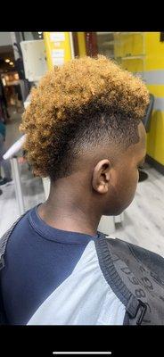 Burst Mohawk Fade