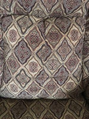 Actual Chair, Close-up of misaligned fabric patterns