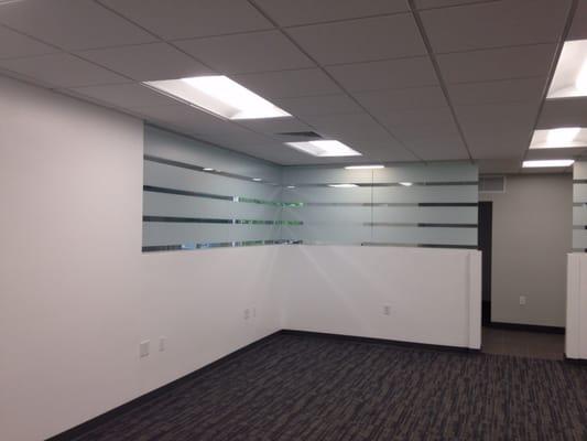 Office glass partition