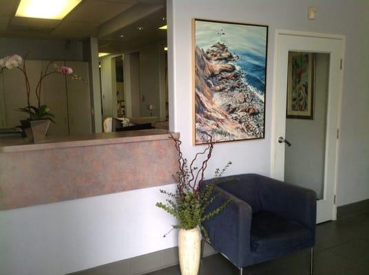 Reception area