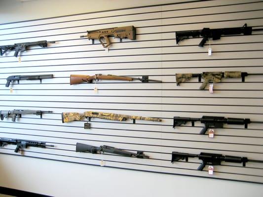 Selection of some of the firearms carried