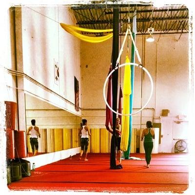 Classes are small and personal. You get plenty of time on the apparatus!